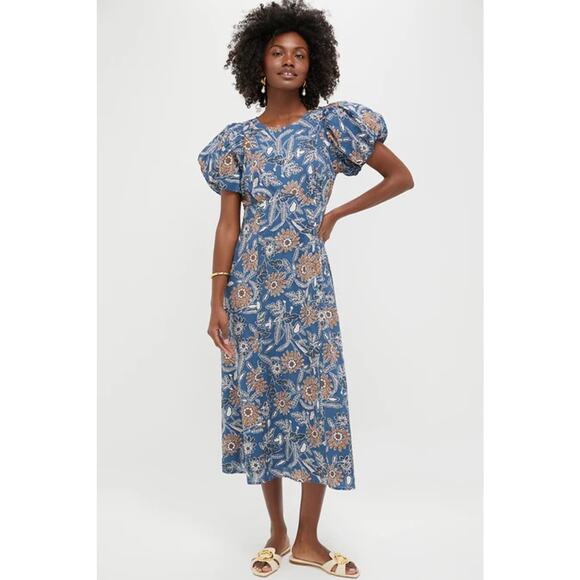 CLEOBELLA Magnolia Floral Print Leslie Midi Dress L NWT Retail $288 - Picture 1 of 5